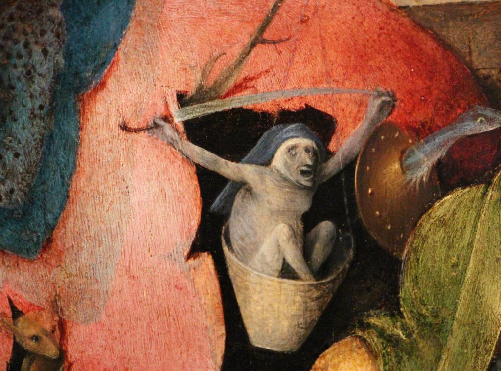 Jérôme Bosch, “Le jardin des délices”, huile sur toile, entre 1494 et 1505 (détail).